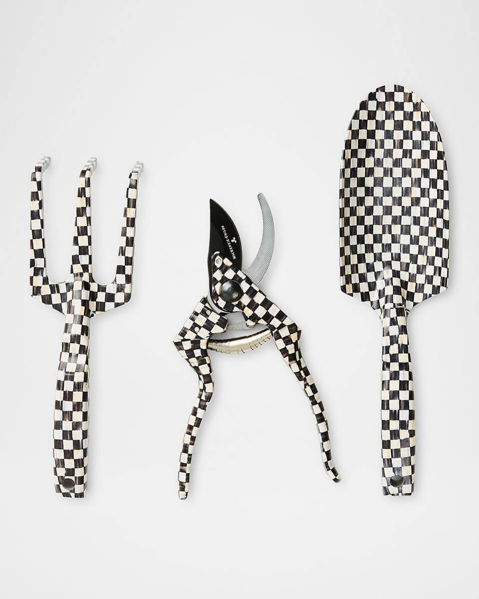 Courtly Check Gardening Tools, Set of 3
